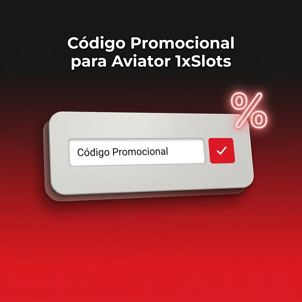 Código promocional AVIATOR2026 de 1xSlots para Aviator, ingresado al registrarte para sumar valor extra a tu depósito