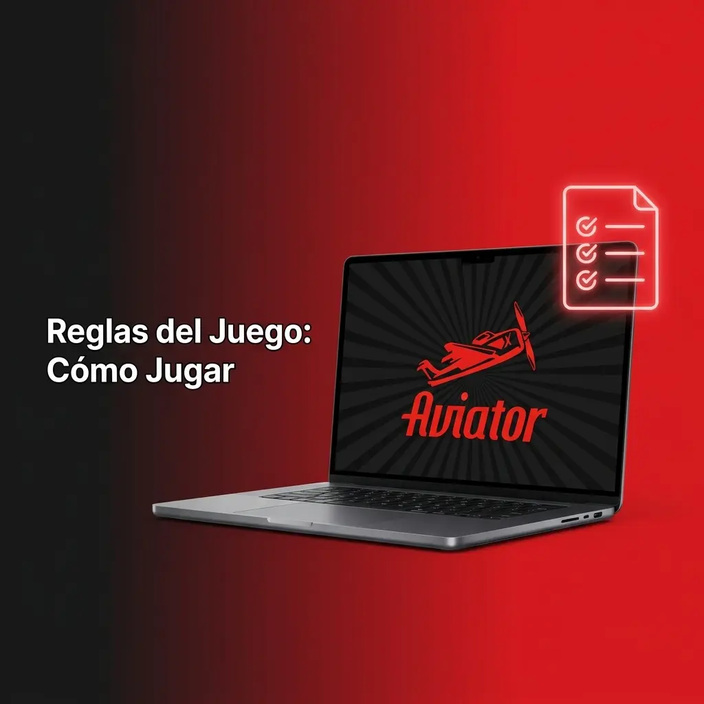 Avión de Aviator despegando con multiplicador en aumento, ilustrando las reglas básicas del juego