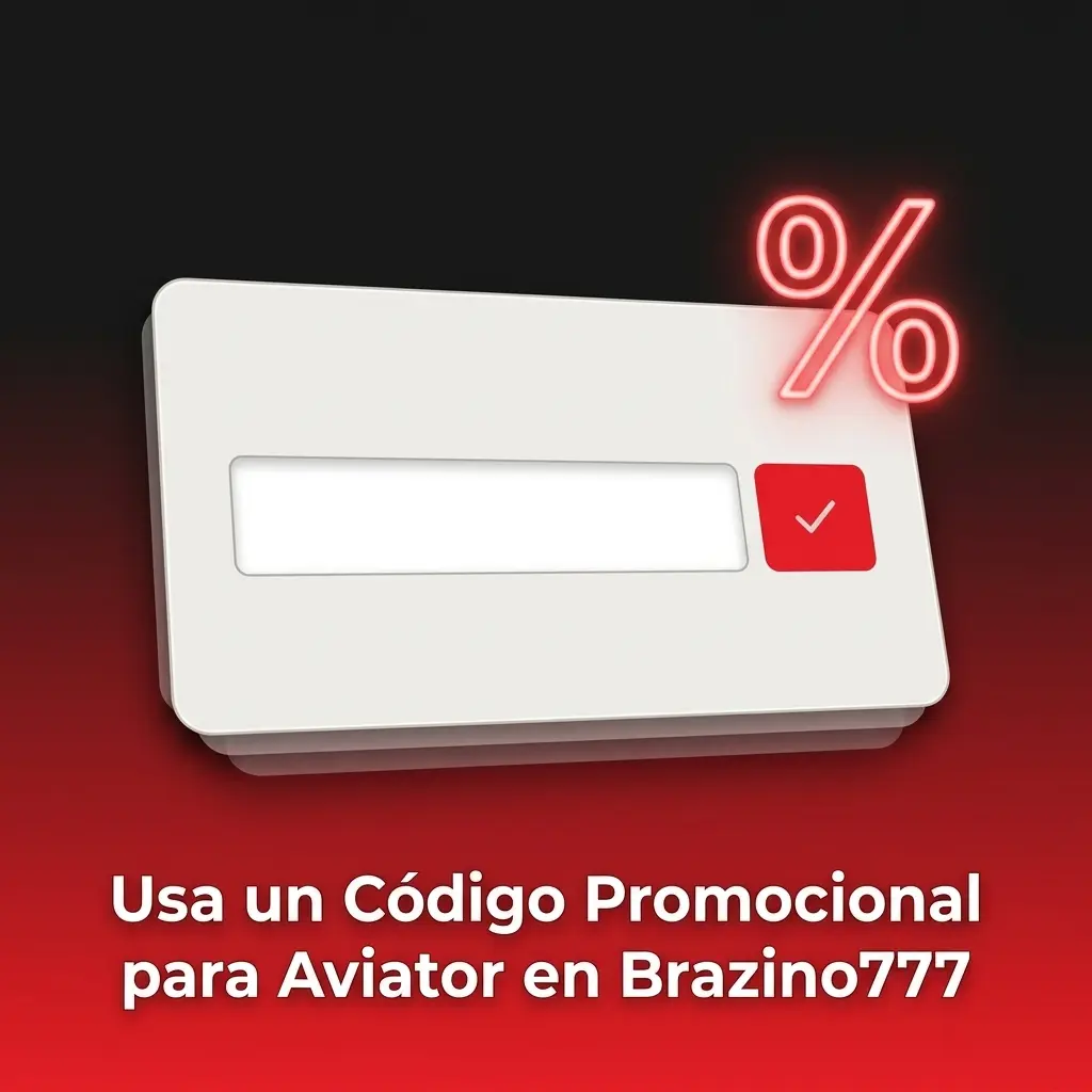 Código promocional AVIA777 para Aviator en Brazino777, aplicable en el registro o en la sección Bono de la app